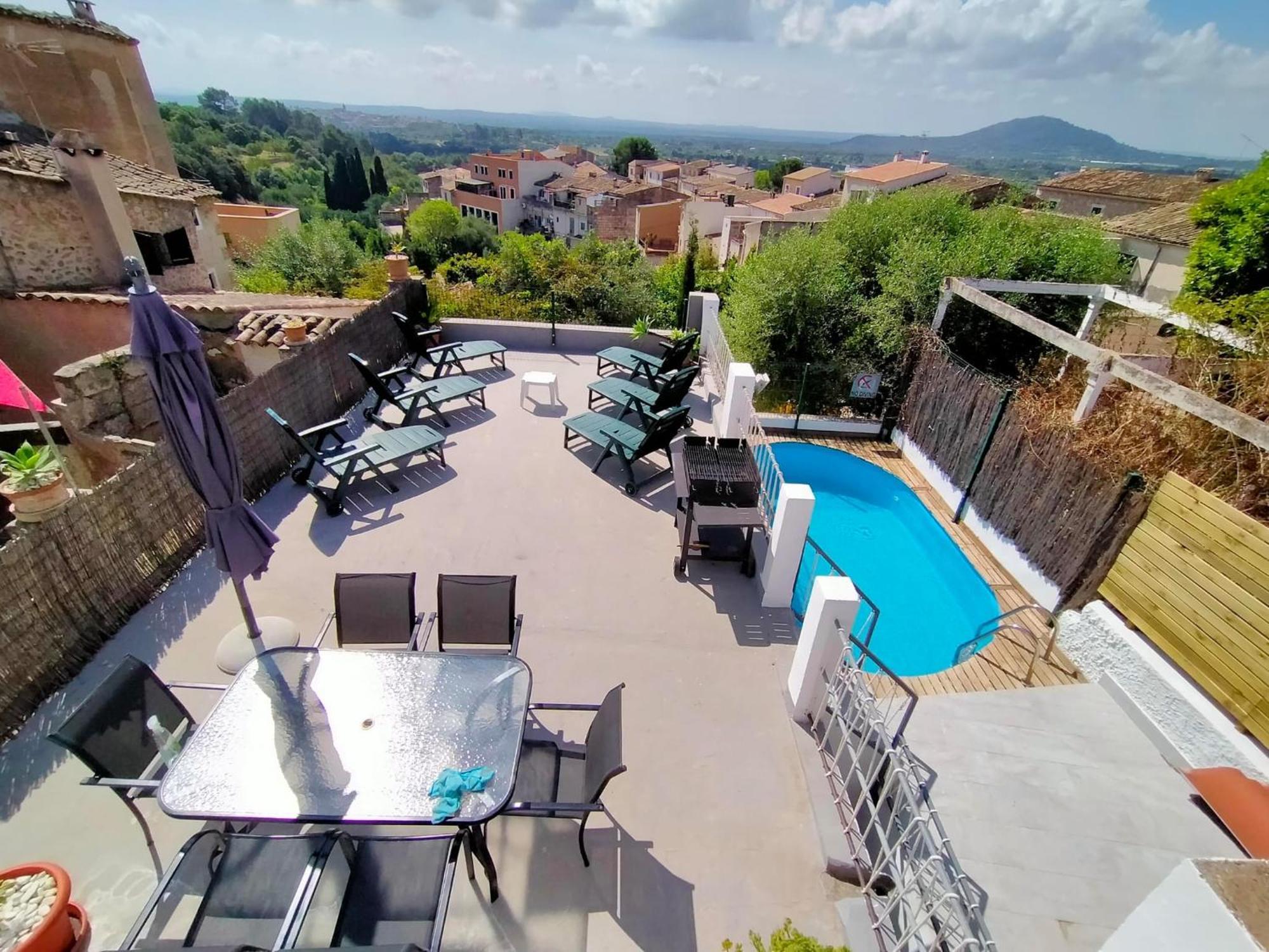 Villa Son Massanet Con Piscina Y Fantasticas Vistas Campanet Exterior foto