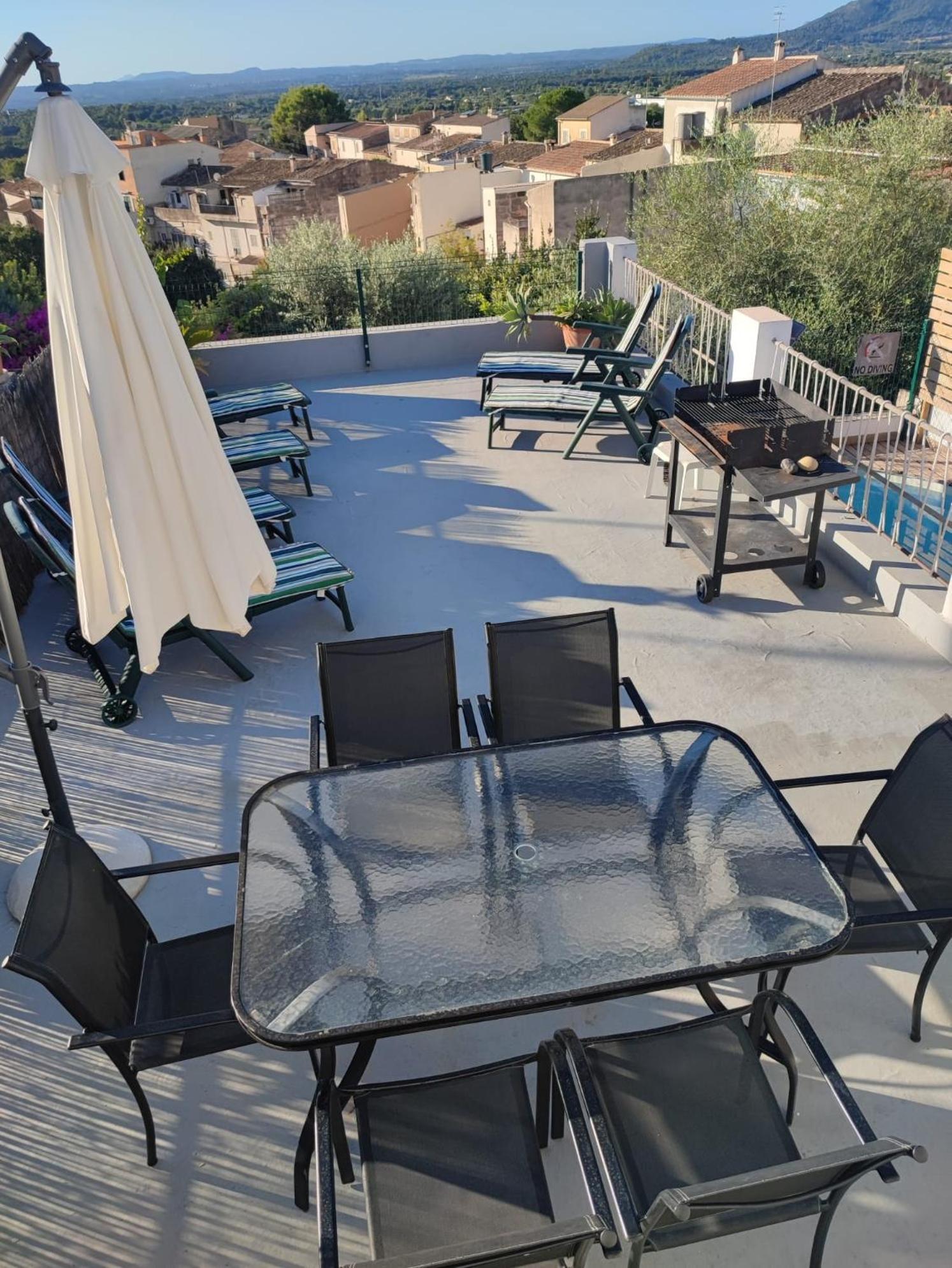 Villa Son Massanet Con Piscina Y Fantasticas Vistas Campanet Exterior foto